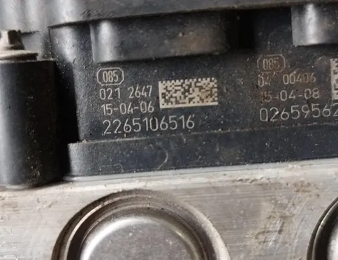 CITROËN Jumper 3 generation (2006-2024) Pompe ABS 2265106516 29313485