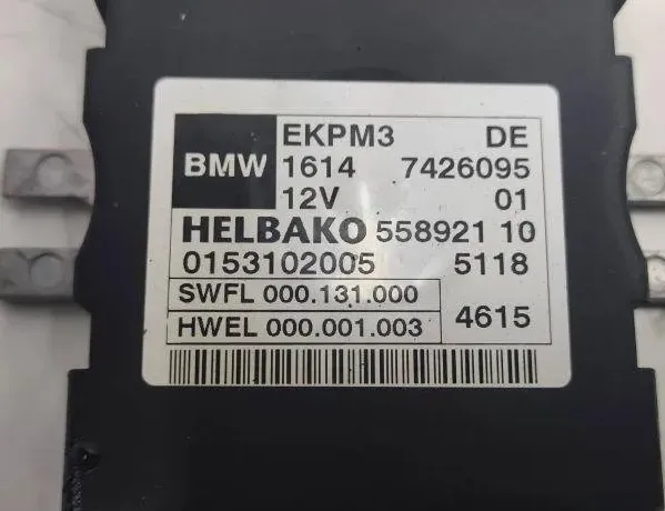 BMW 3 Series Gran Turismo F34 (2013-2017) Contrôle de la pompe à carburant 55892110,7426095 31525915