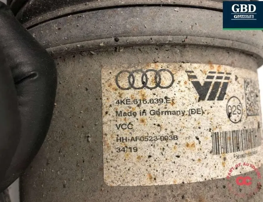 AUDI e-tron 1 generation (2018-2024) Ressort de l'air 4ke616039e,4ke616039g 31687053