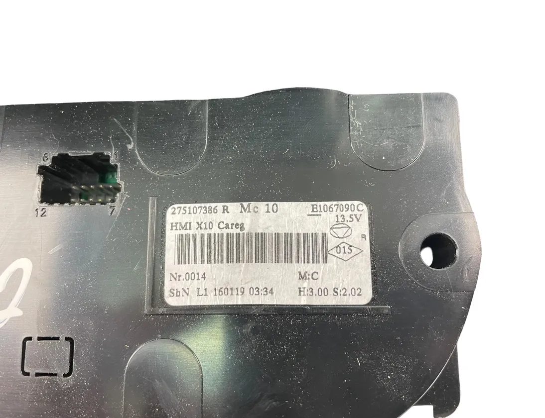 RENAULT Zoe 1 generation (2012-2023) Unité de climatisation 275107386R,253B08825R 34909810