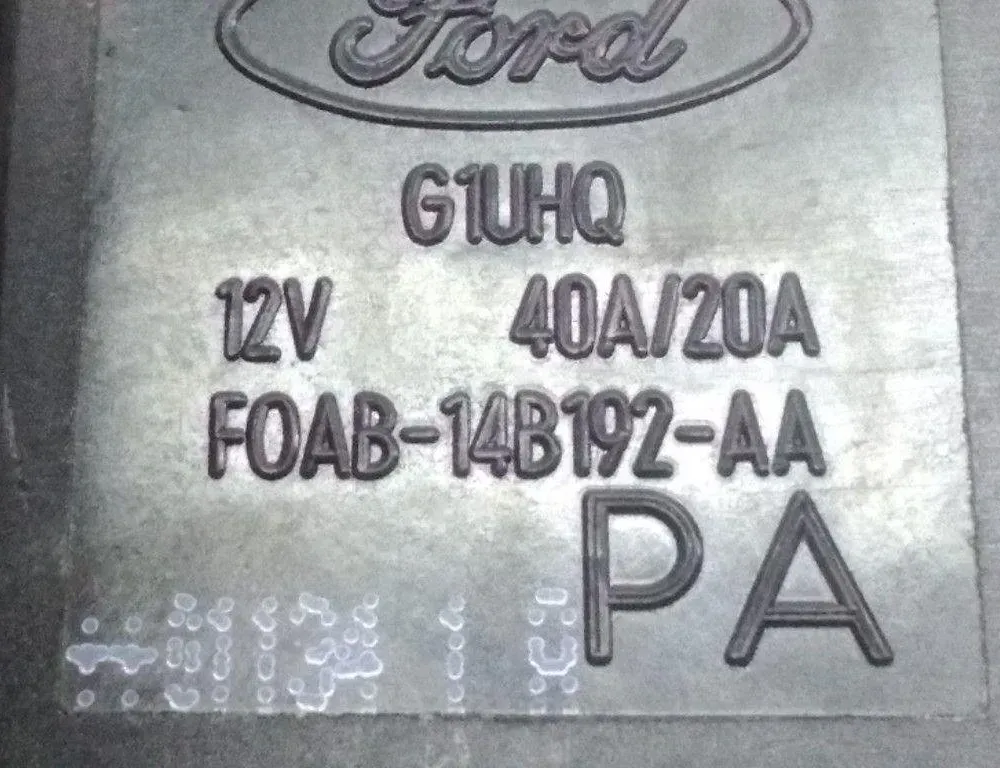 FORD Mondeo 3 generation (2000-2007) Relais F0AB14B192AA 20332294