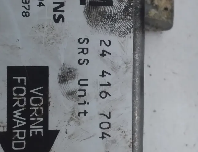 OPEL Zafira A (1999-2003) Unité de contrôle SRS 24416704 34496479