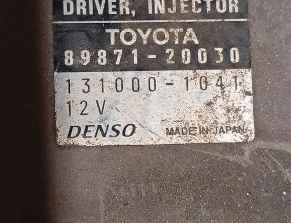 TOYOTA Corolla Verso 1 generation (2001-2009) Calculateur d'injecteurs de carburant 8987120030,310001040 33170768