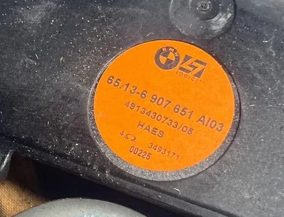 BMW 7 Series E65/E66 (2001-2008) Caisson de basses 6907651 33764057