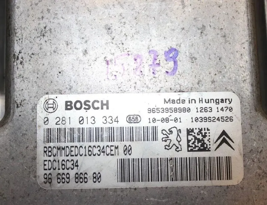 CITROËN C4 Picasso 1 generation (2006-2013) Calculateur d'unité de commande du moteur 9666986680,0281013334 31937120