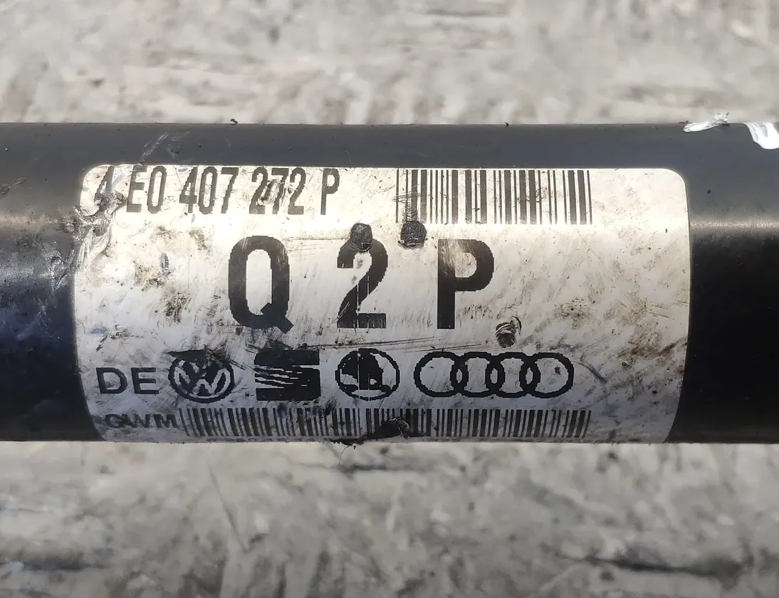 AUDI A8 D3/4E (2002-2010) Arbre de transmission avant droit 4E0407272P 14572515