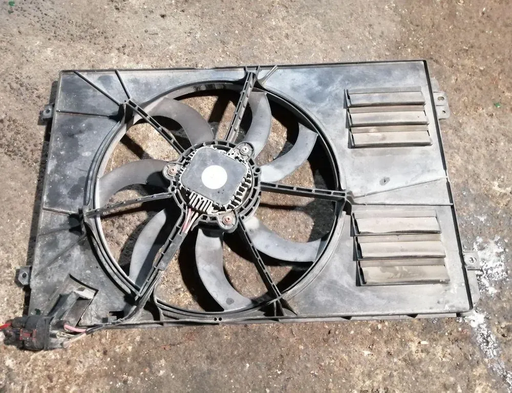 SKODA Octavia 2 generation (2004-2013) Radiateur de ventilateur de refroidissement du moteur 1K0959455FB,1K0121205AC 33887864