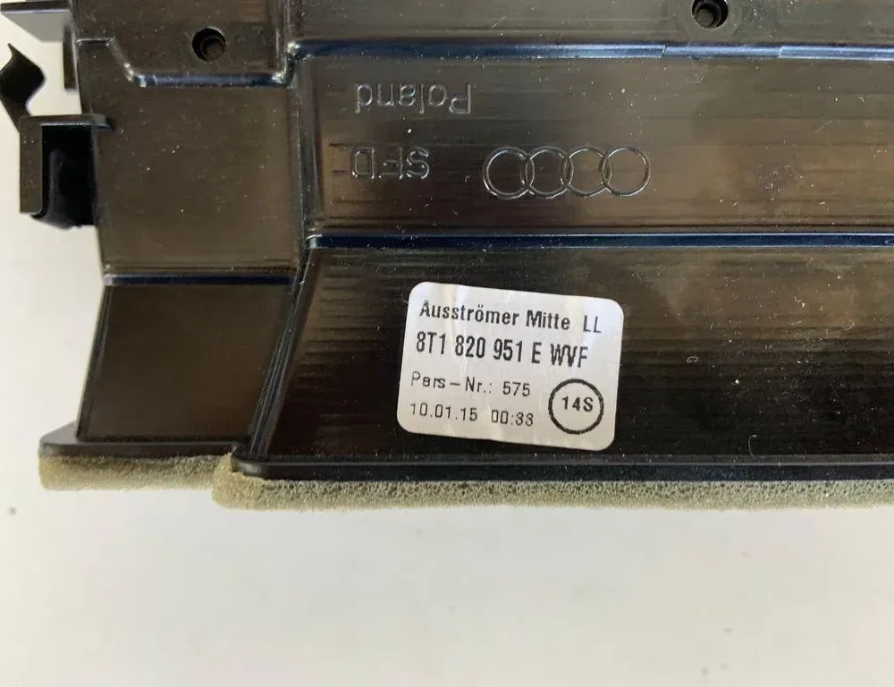 AUDI A5 8T (2007-2016) Bouches d'aération de la console centrale 8T1820951E 33769958