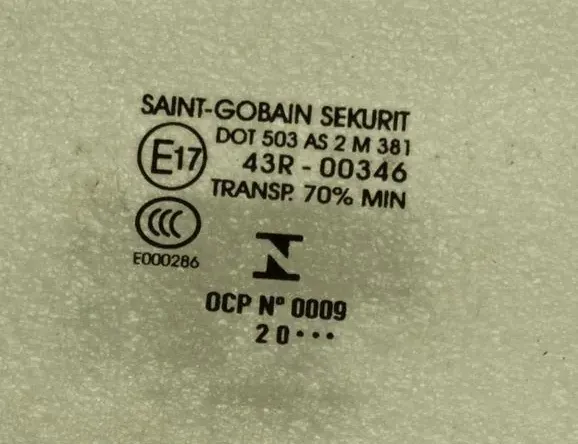 CITROËN Jumpy 3 generation (2016-2023) Vitre de porte avant droite 43R00346 33262615