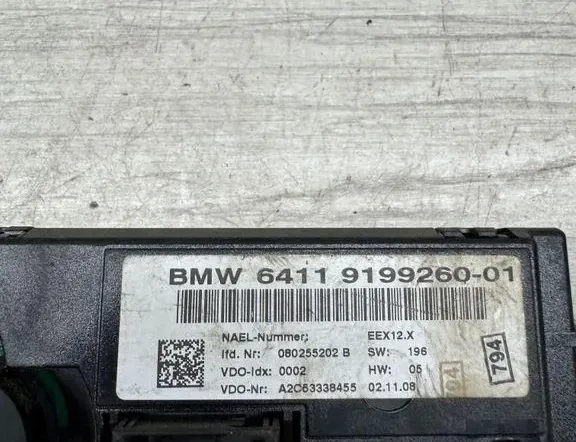 BMW 3 Series E90/E91/E92/E93 (2004-2013) Unité de climatisation 9199260,080255202B,A2C53338455 35856489