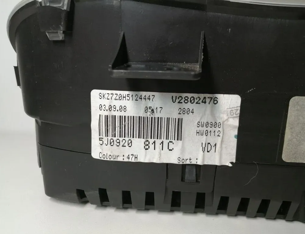 SKODA Superb 1 generation (2001-2008) Compteur de vitesse 5J0920811C,SKZ770H5124447,A2C53319713 34251450