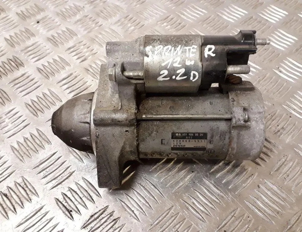 MERCEDES-BENZ Sprinter 2 generation (906) (2006-2018) Démarreur A6519060026 31609543