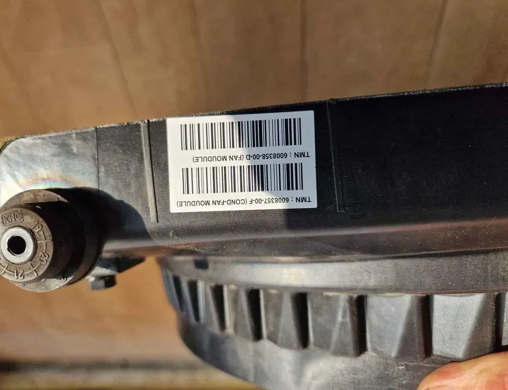 TESLA Model S 1 generation (2012-2024) Pièces de refroidissement 600835700F 34005030