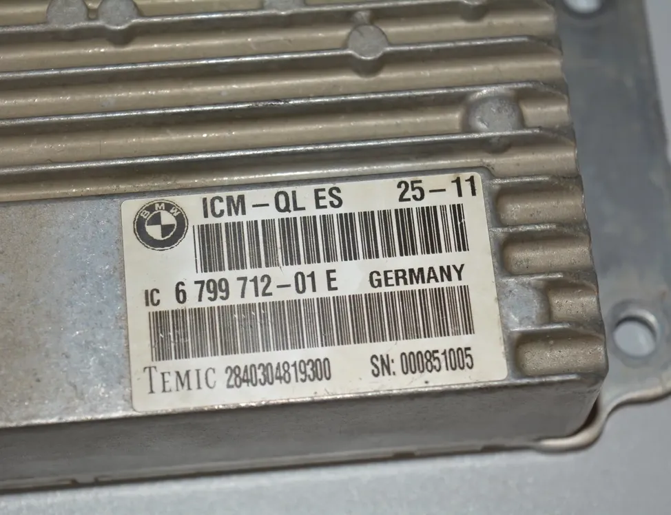 BMW 5 Series F10/F11 (2009-2017) Unité de contrôle SRS 6799712 1751180
