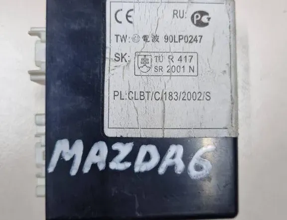 MAZDA 6 GG (2002-2007) Calculateur de verrouillage centralisé 90LP0247 34011027