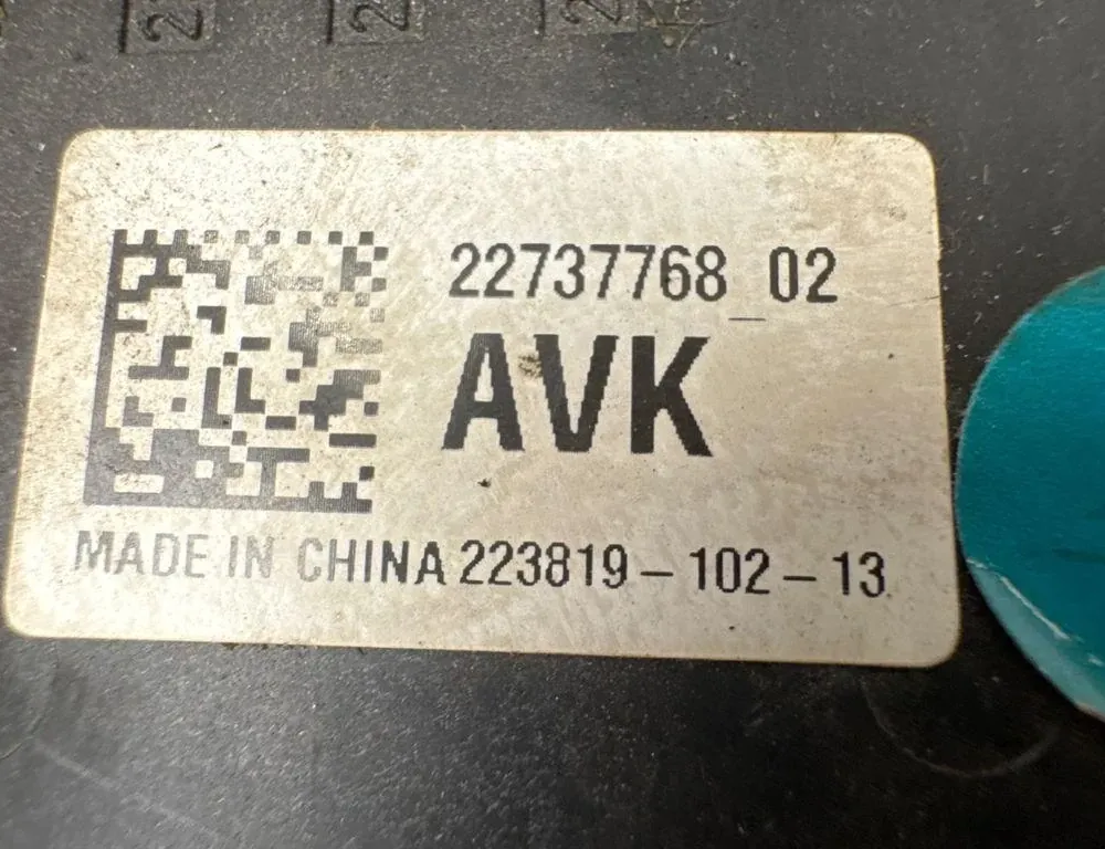 OPEL Insignia A (2008-2016) Boîte à fusibles 22737768 34477985