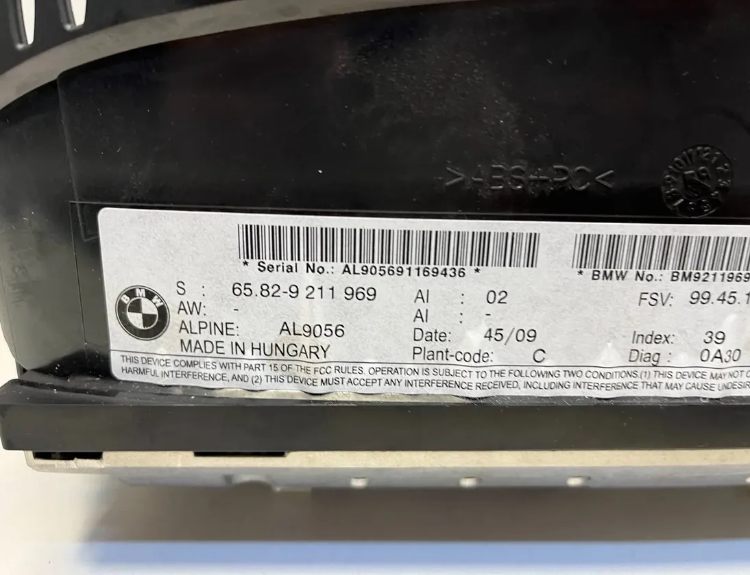 BMW M3 E90/E92/E93 (2007-2013) Système de navigation 9257186,9239212,9218330,9211969,9193745,9179805,9334611,9285443,9249439,9240956,9231116,9205177,9213309,9189048,9181630,9222861 31156971
