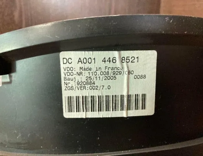 MERCEDES-BENZ Sprinter 1 generation (903) (1995-2006) Compteur de vitesse A0014468521,88311295,0014468521 27331322