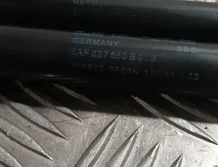 VOLKSWAGEN Passat B7 (2010-2015) Vérin à gaz de hayon côté gauche 3AF827550B 34880306