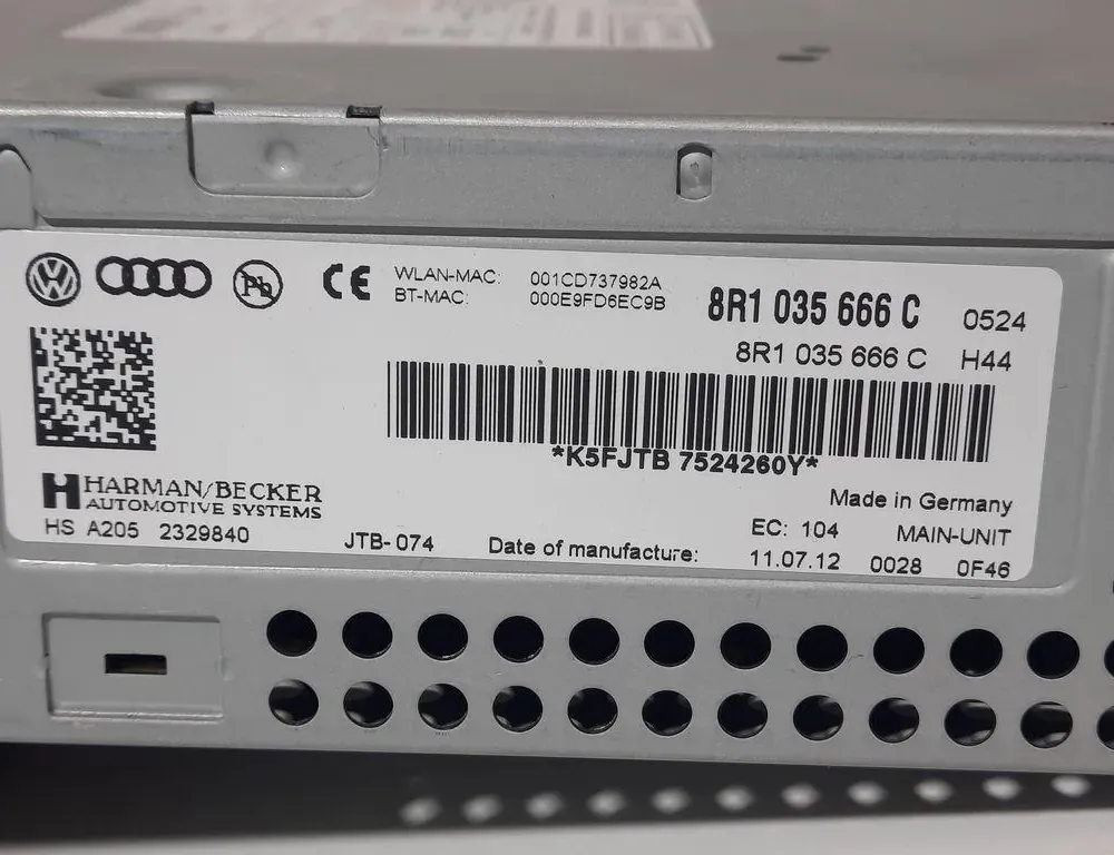 AUDI A5 8T (2007-2016) Lecteur de musique avec GPS 8K2959674G,8K1959673L,8R1035666C,8R1035666 34045840