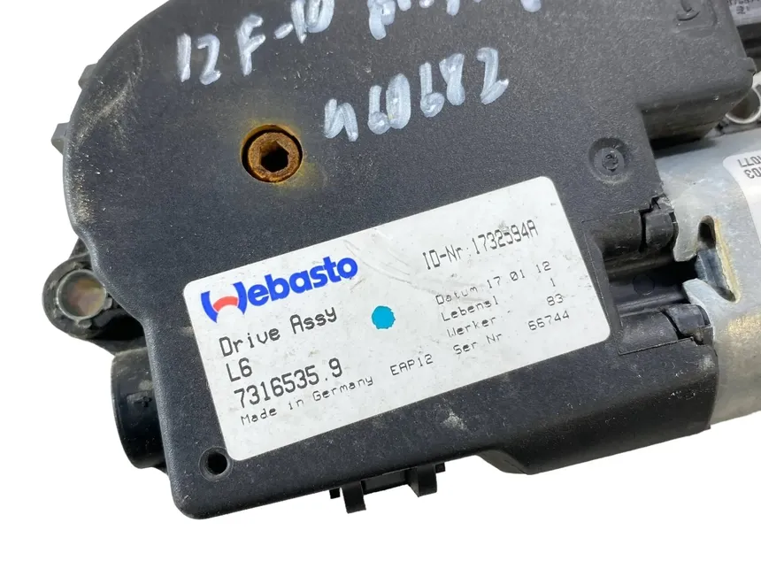 BMW 5 Series F10/F11 (2009-2017) Module de commande de toit ouvrant 7316535 28210382
