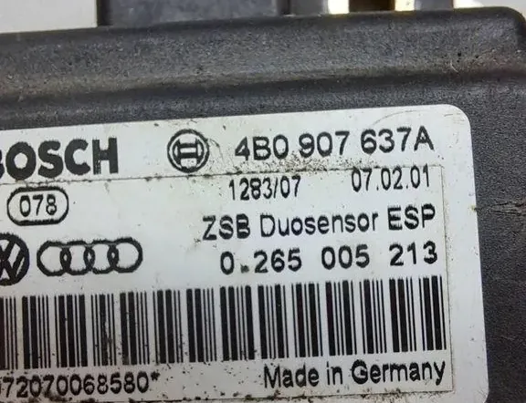 VOLKSWAGEN Passat B5 (1996-2005) Autres unités de contrôle 0265005213,4B0907637A 34991614