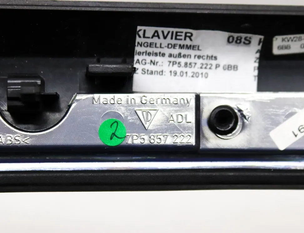 PORSCHE Cayenne 958 (2010-2018) Kit de bandes de garniture intérieure 7P5867410,7P5867409,7P5867419,7P5857222,7P5867420,7P5857226 34373018