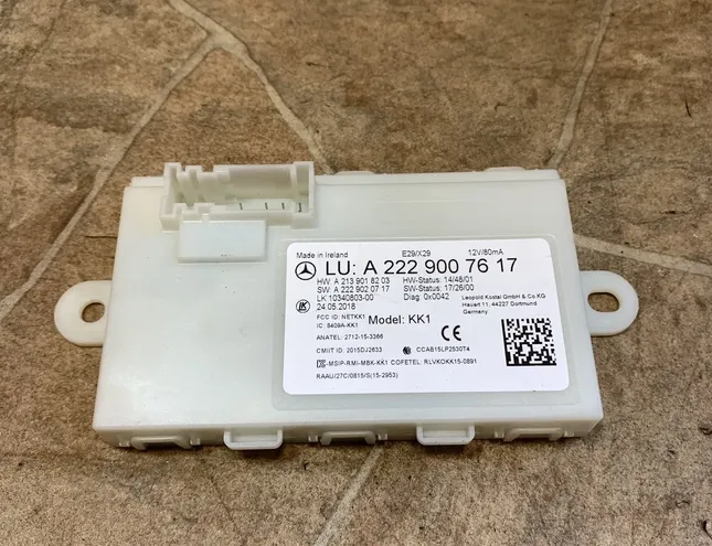 MERCEDES-BENZ E-Class W213/S213/C238/A238 (2016-2024) Unité de commande sans clé a2139018203 30031842