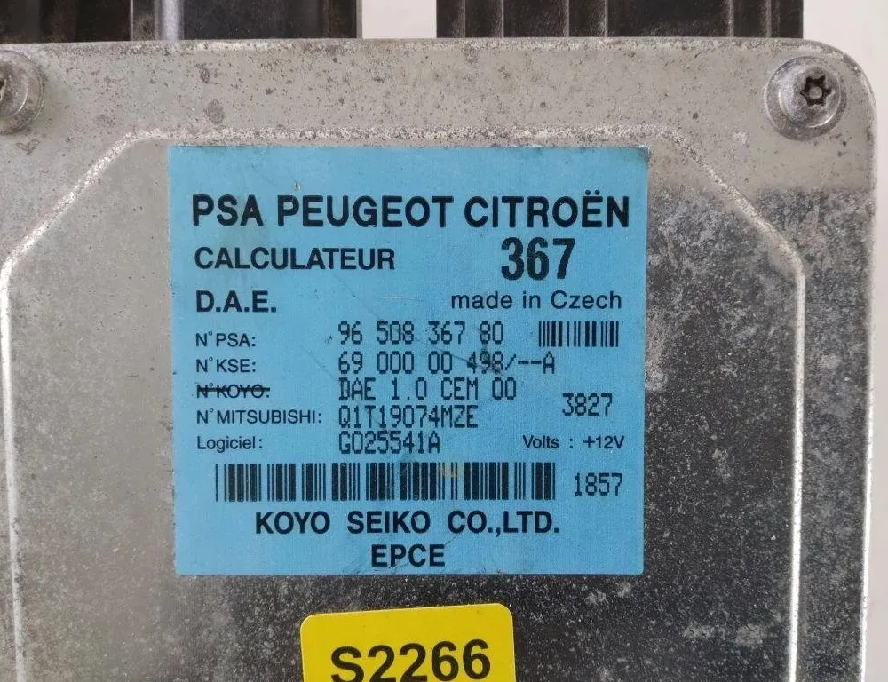 CITROËN C4 1 generation (2004-2011) Calculateur de direction assistée Q1T19074MZE,9650836780 31919457