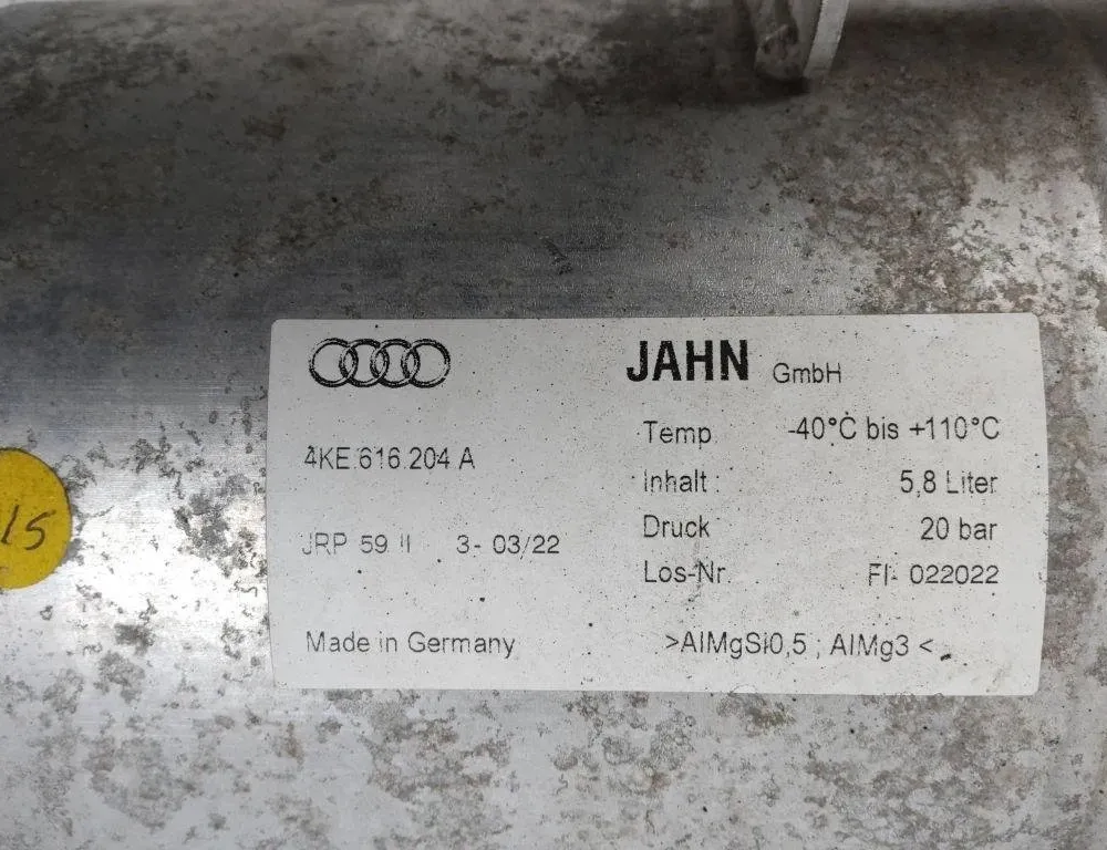 AUDI e-tron 1 generation (2018-2024) Reservoir pneumatique 4KE616204A 31926376