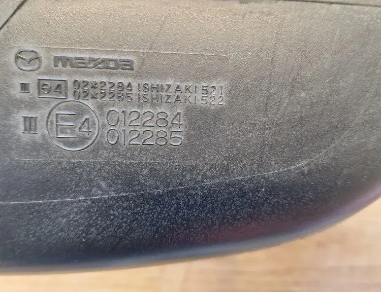 MAZDA 5 1 generation (2005-2010) Rétroviseur latéral droit 012284,012285 33979584
