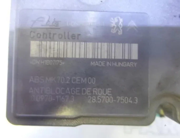 CITROËN C3 2 generation (2009-2016) Pompe ABS 10097011673,4541TV,10020702004,4541TW,9666392580 26973272