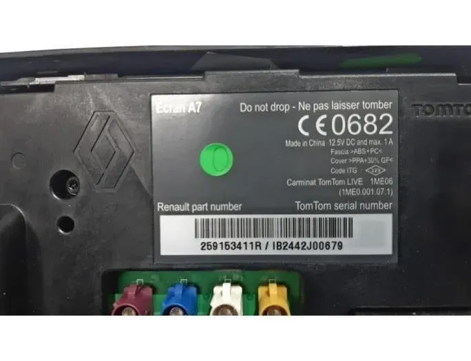 RENAULT Megane 3 generation (2008-2020) Système de navigation 259150931R,259153411R,IB2442J00679,259150931R0 27464959
