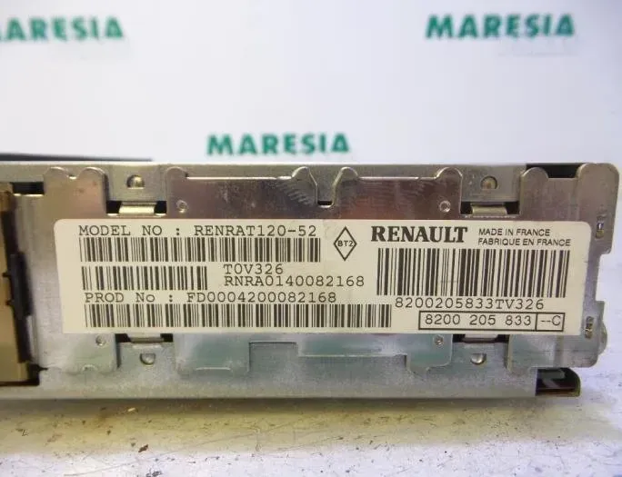 RENAULT Espace 4 generation (2002-2014) Lecteur de musique sans GPS 8200063350,8200205833 27749826