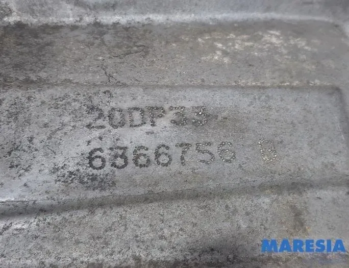 PEUGEOT Partner 2 generation (2008-2023) Boîtier de boîte de vitesses 9680887210,6366756,20DP33 27910053