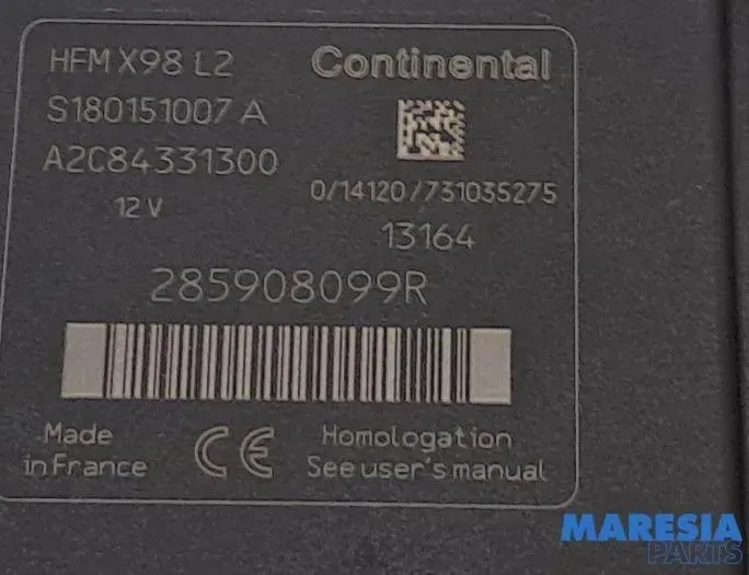 RENAULT Captur 1 generation (2013-2019) Calculateur d'unité de commande du moteur 8200604932,285908099R,237103353R,237103352R,V29034775A,284B19573R,BCMT4 29049874