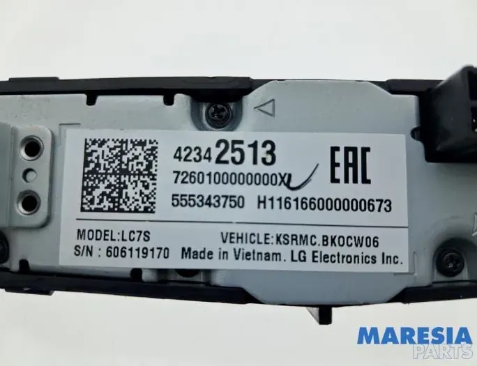 OPEL Karl 1 generation (2015-2020) Boutons du lecteur de musique 555343750,42342483,42342513,606119170,0042342513 35309843