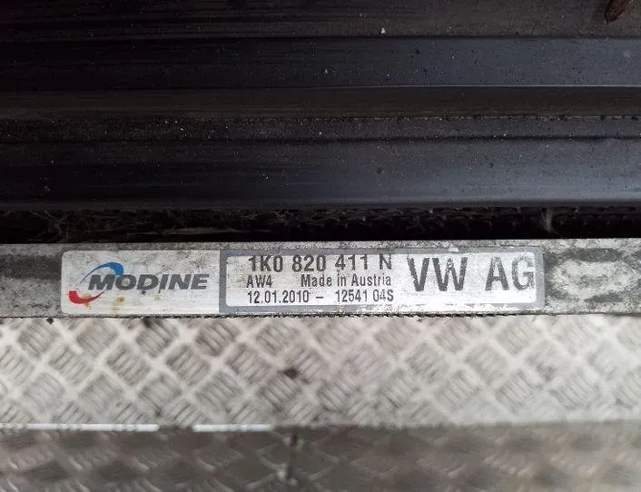 VOLKSWAGEN Golf 6 generation (2008-2015) Pièces de refroidissement 1K0121207BA,1K0959455FB,1K0121205AC 26156992