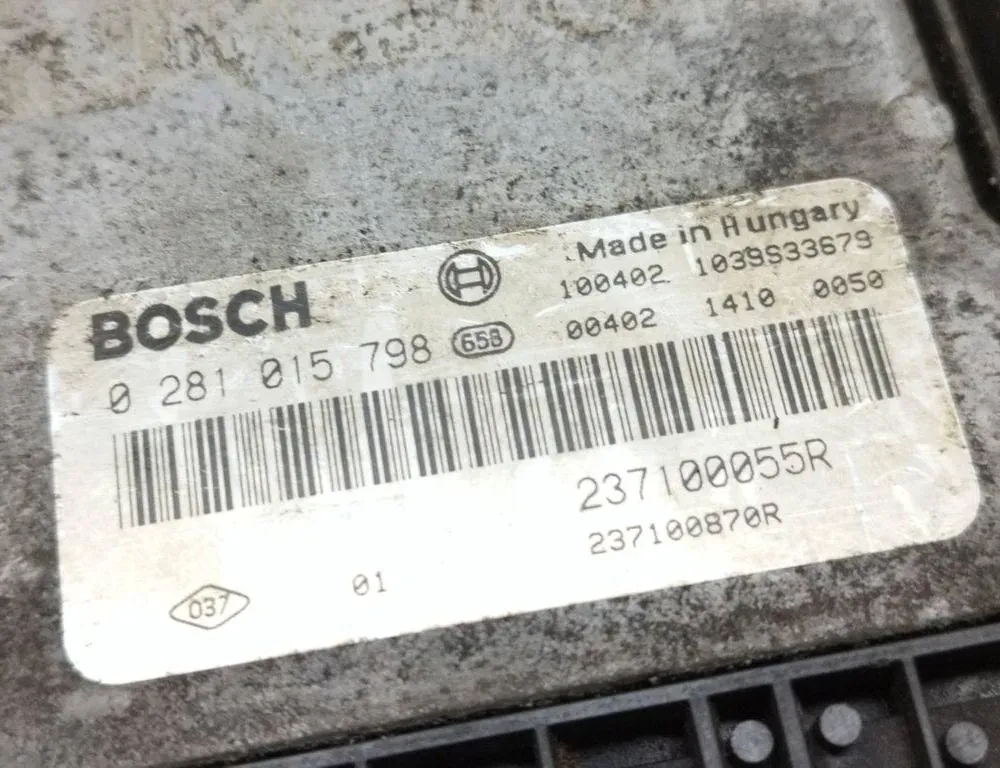 RENAULT Scenic 3 generation (2009-2015) Calculateur d'unité de commande du moteur 237100055R 33534242