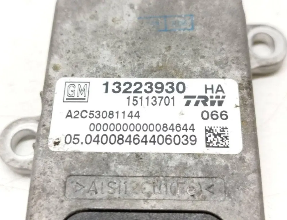 SAAB 9-3 2 generation (2002-2014) Capteur d'accélération 13223930 35110256
