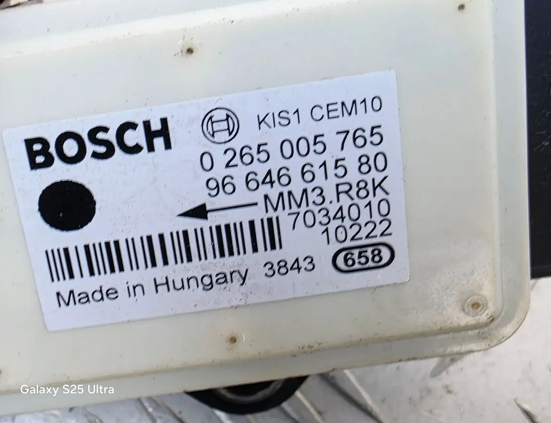 PEUGEOT 3008 1 generation (2010-2016) Capteur ESP 0265005765,9664661580 33473664