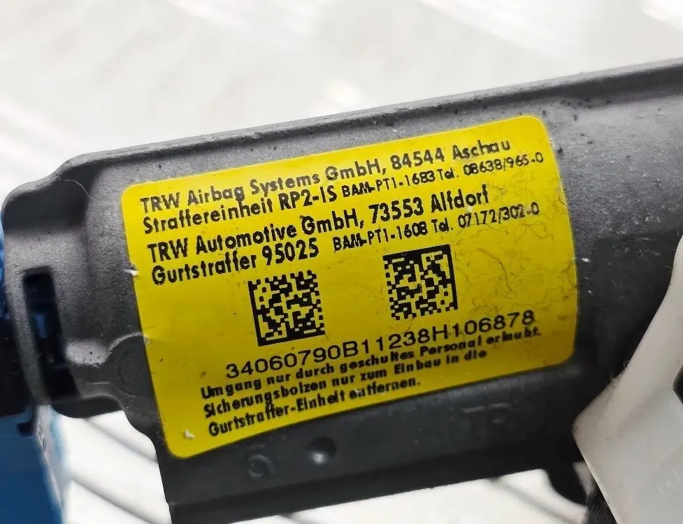 CITROËN C3 Picasso 1 generation (2008-2016) Ceinture de sécurité avant gauche 96771569XX,34126247,34068390E,34060790B 34743935