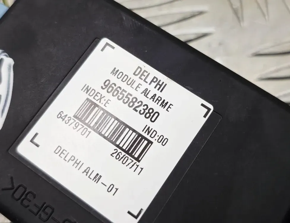 CITROËN C3 Picasso 1 generation (2008-2016) Unité de contrôle du signal d'alarme 9665582380 34743941