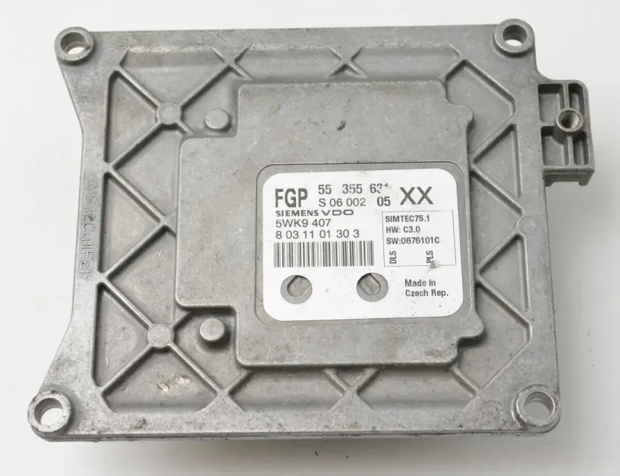 OPEL Astra H (2004-2014) Calculateur d'unité de commande du moteur 55355631 34908849