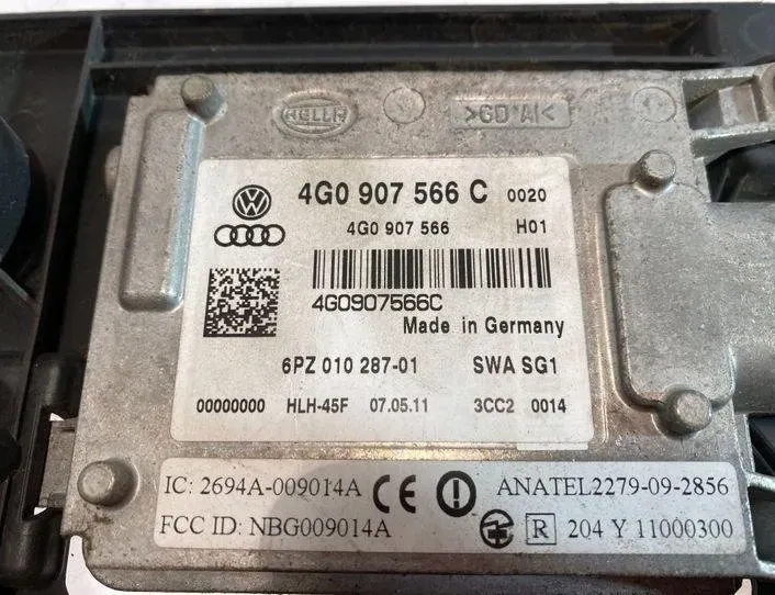 AUDI A6 C7/4G (2010-2020) Module de contrôle des angles morts 4G0907566,4G5807394,4G0907566C 18126441