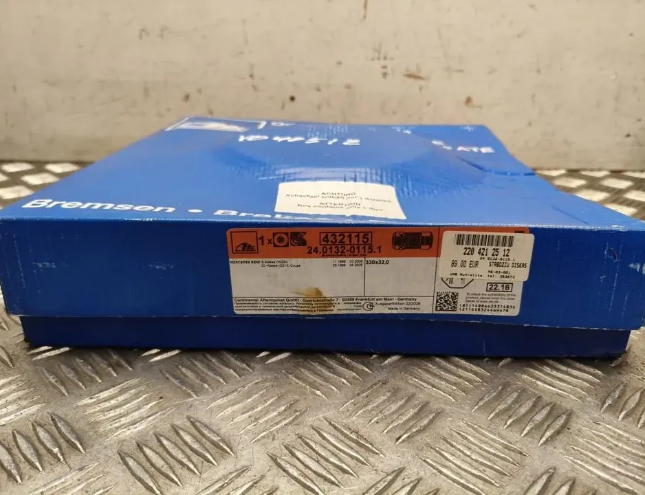 MERCEDES-BENZ S-Class W220 (1998-2005) Disque de frein avant droit 2204212512,24013201151 34990584