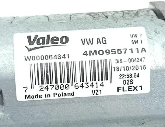 BENTLEY Bentayga 1 generation (2015-2024) Moteur d'essuie-glace de hayon 4M0955711,4M0955711A 33589915