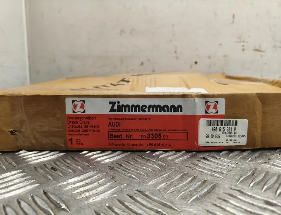 AUDI A6 C6/4F (2004-2011) Disque de frein avant droit 100330520,4E0615301P 34996255