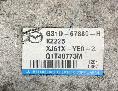 MAZDA 6 GG (2002-2007) Calculateur de direction assistée XJ61XYE02,GS1D67880H 23945642