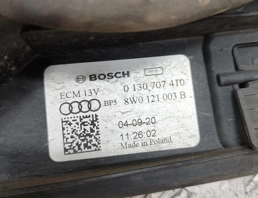 AUDI e-tron Sportback 1 generation (2019-2024) Radiateur de ventilateur de refroidissement du moteur 8W0121003B,0130707410,8W0959455T,0130707123 34018359